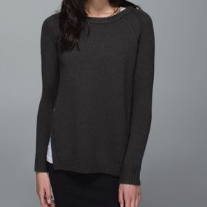 Lululemon Yin To You Sweater Knit Merino Wool S